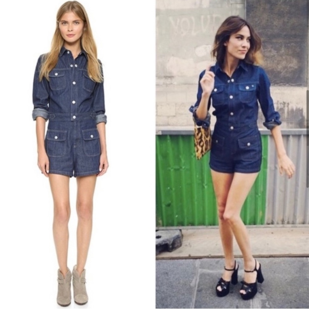 Alexa Chung for AG Denim Romper